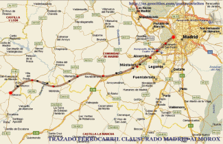 Línea de ferrocarril Madrid a Almorox